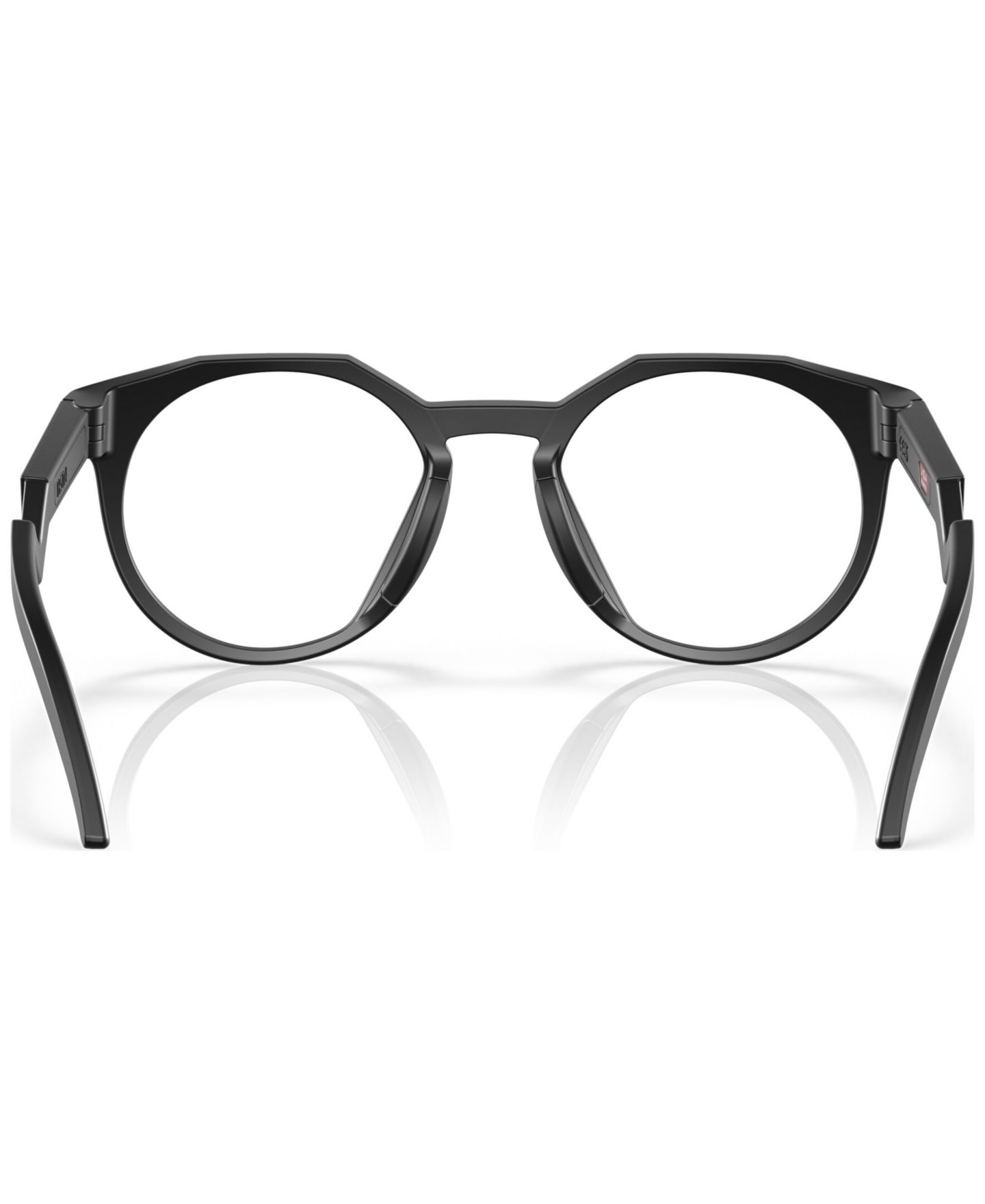 Мужские очки Celine Oakley Man Round Plastic OX8139 Kylian Mbappé Signature Series Hstn Eyeglasses, цвет: Матовый чёрный — фото 4