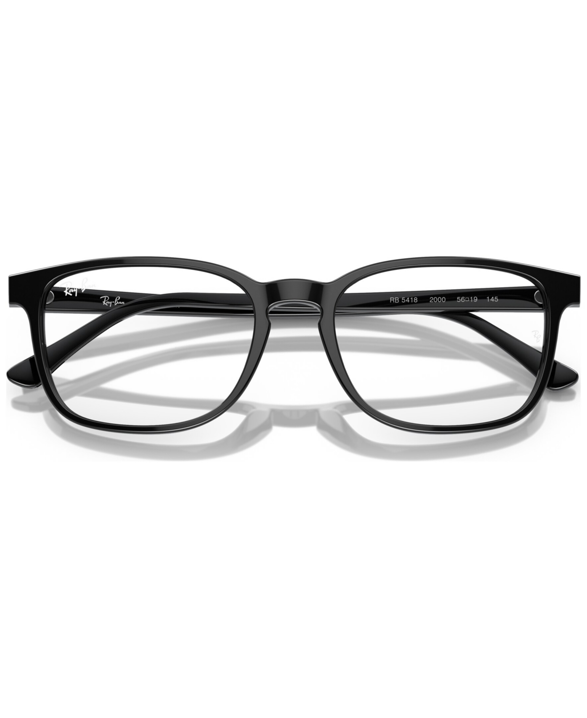 Shop Ray Ban Unisex Pillow Eyeglasses, Rb5418 56 In Black