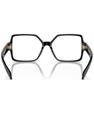Women's Square Eyeglasses, VE3337 53