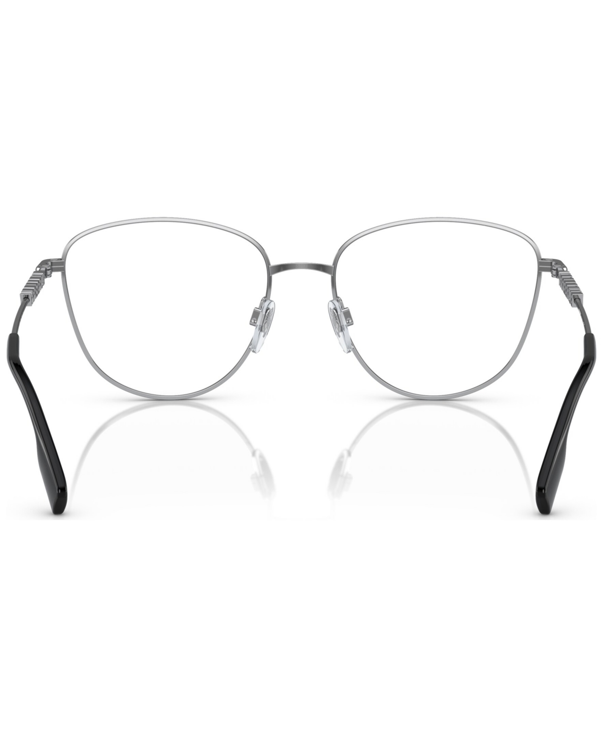 Burberry Women's Phantos Eyeglasses, Be1376 53 In Silver-tone