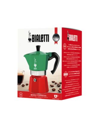 Moka Express 270 ML 6 Cups Tricolore Coffeemaker