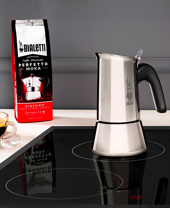 Venus 6 Cup Stainless Steel Coffeemaker - 7.9 oz - Gray