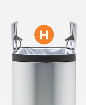 Code H 100pk Custom Fit Liners with 5 Quick Dispense Packs, 30-35L Kitchen Trash Bag Liners