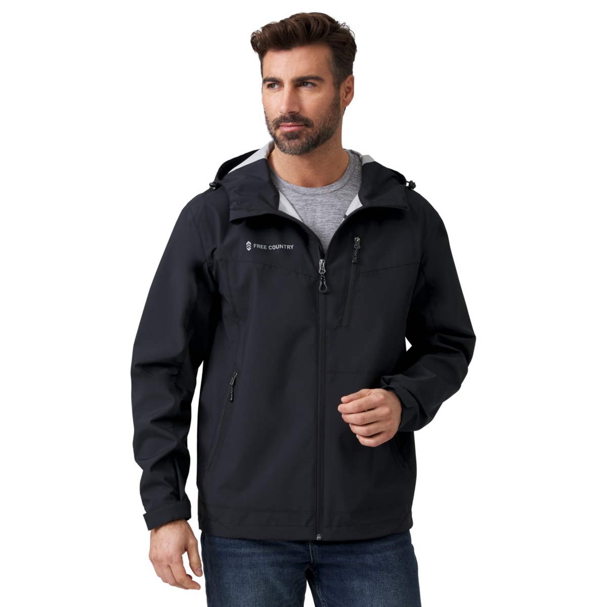 Free country men's rain hot sale jackets