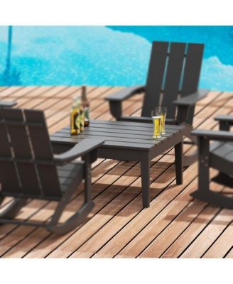 Outdoor Patio Modern Adirondack Coffee Table