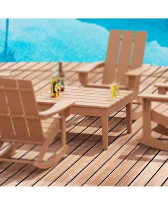 Outdoor Patio Modern Adirondack Coffee Table