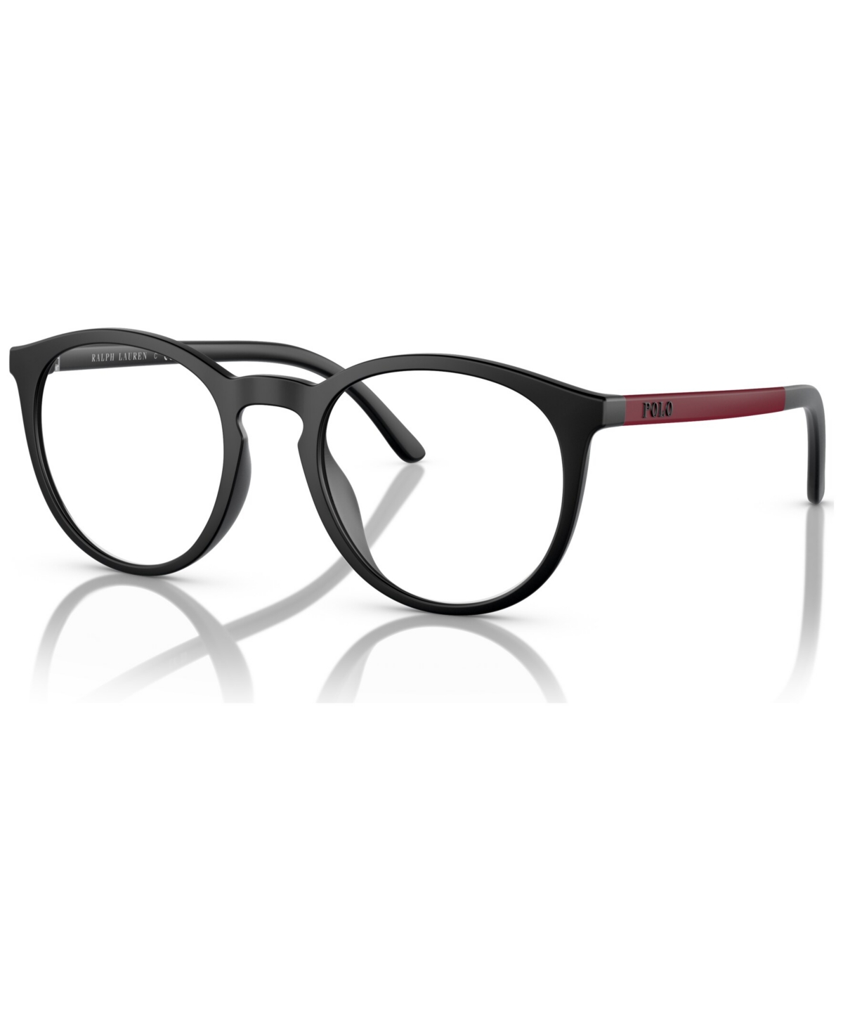 Polo Ralph Lauren Men's Clip-on Sunglasses, Ph4183u In Matte Black,red