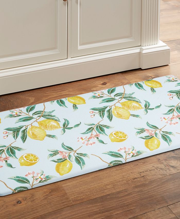 Martha Stewart Lemons - Set di 3 tende per finestra con