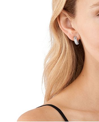 Michael kors on sale huggie earrings