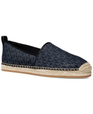 Michael Kors Jacquard Blue Espadrilles Hastings Logo Jacquard Espadrille in MEDIUM BLUE WASH - Sale  main image 4
