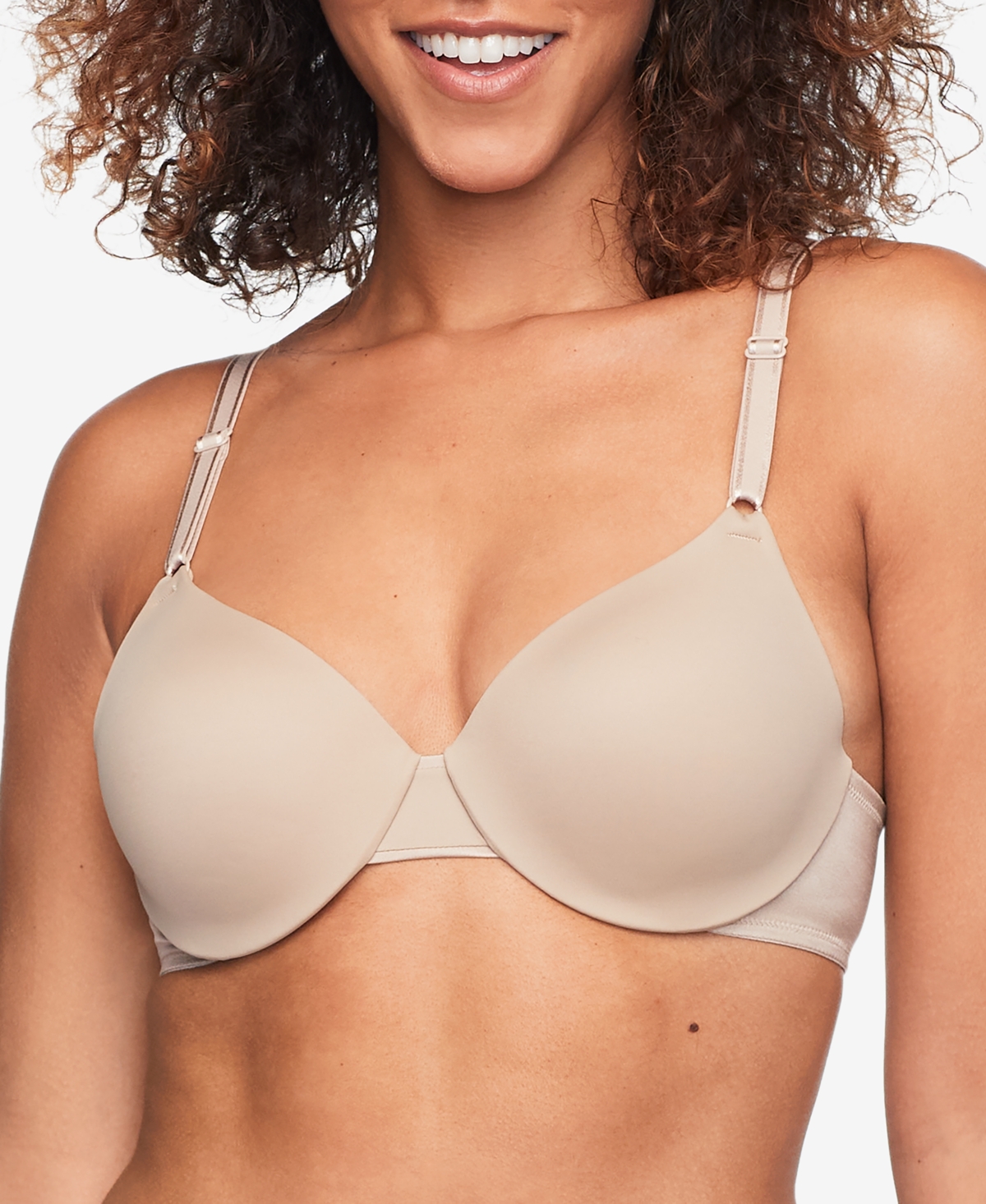 Warners This Is Not A Bra Cushioned Underwire Lightly Lined T-Shirt Bra 1593 - Rosewater