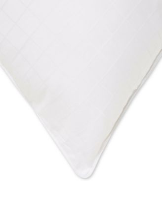 100% Cotton Dobby-Box Shell Soft Density Stomach Sleeper Down Alternative 4-Pack Pillow, Queen