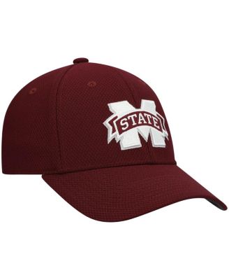 Men's Maroon Mississippi State Bulldogs 2021 Sideline Coaches AEROREADY Flex Hat