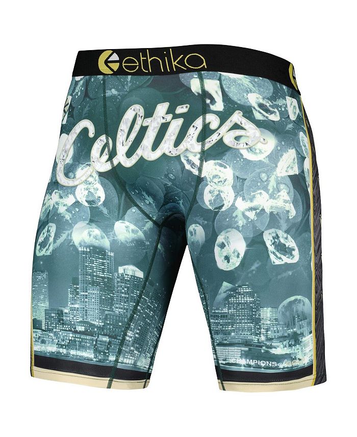 Ethika Men's Kelly Green Boston Celtics City Edition Boxer Briefs ...