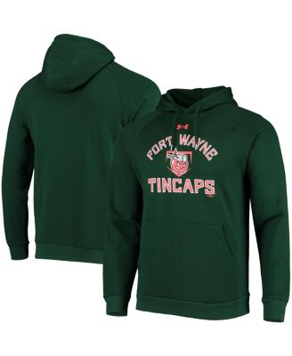 Men's Green Fort Wayne TinCaps All Day Raglan Fleece Pullover Hoodie
