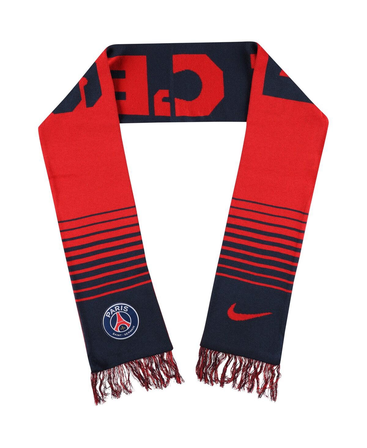 Nike Men's And Women's  Paris Saint-germain Local Verbiage Scarf In Navy,red