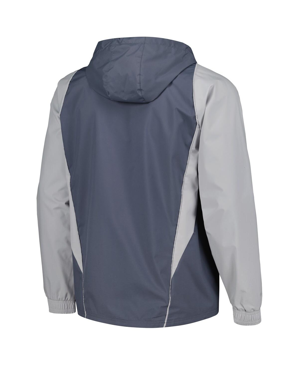 Men's adidasSt. Louis City Sc All-Weather Raglan Hoodie Full-Zip Jacket - Charcoal