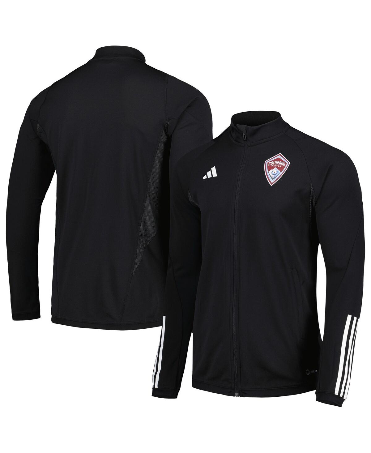 Shop Adidas Originals Men's Adidas Black Colorado Rapids 2023 On-field Aeroready Full-zip Training Top