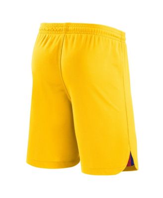 Men's Yellow Barcelona Stadium Fourth Performance Replica Shorts