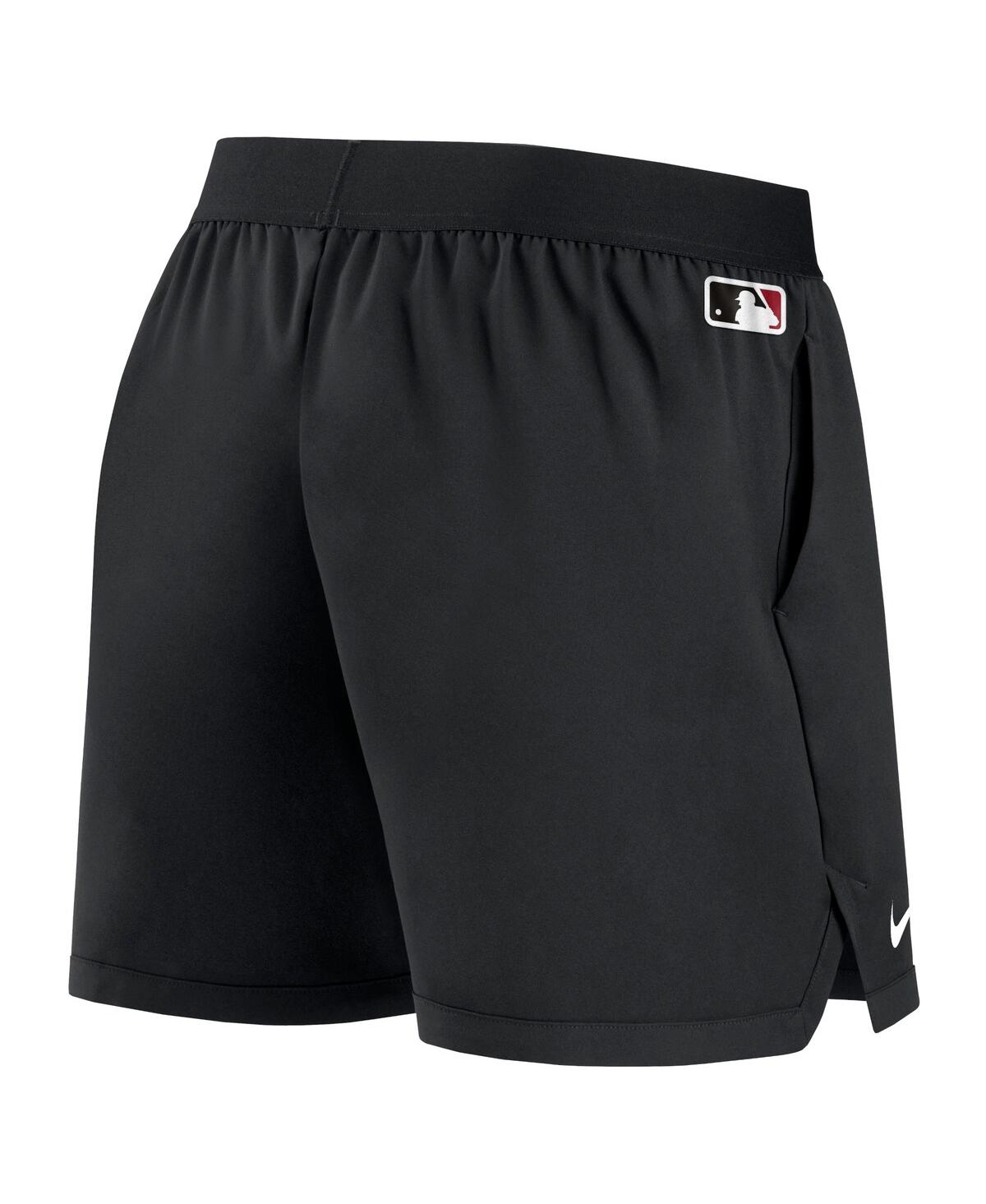 Nike Women's  Black Cincinnati Reds Authentic Collection Team Performance Shorts In Black