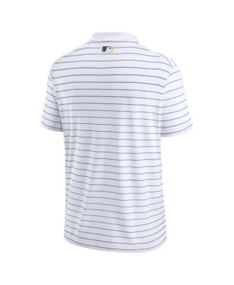 Men's White Milwaukee Brewers City Connect Victory Performance Polo Shirt