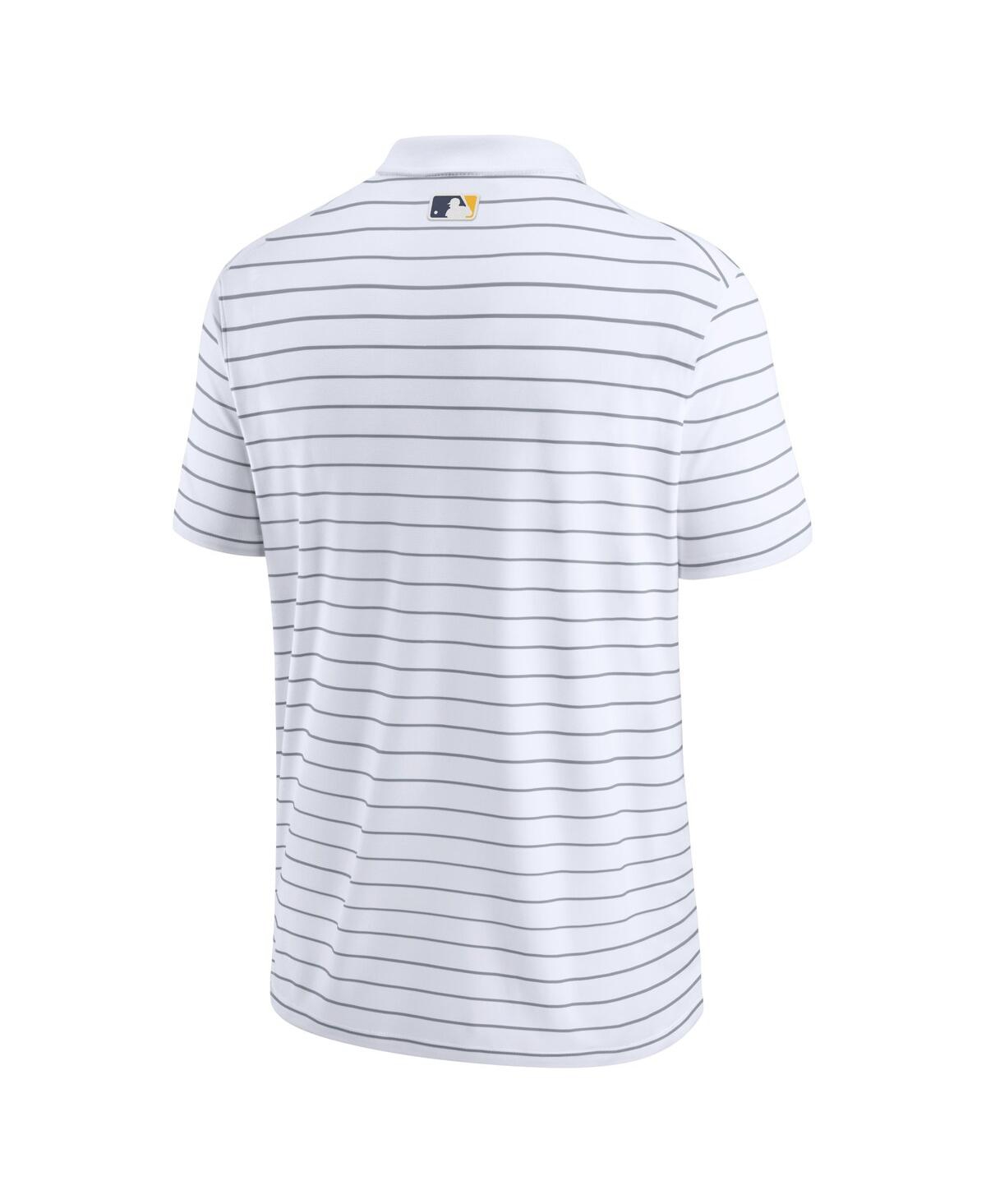 Shop Nike Men's  White Milwaukee Brewers City Connect Victory Performance Polo Shirt