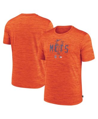 Men's Orange New York Mets Authentic Collection Velocity Performance Practice T-shirt