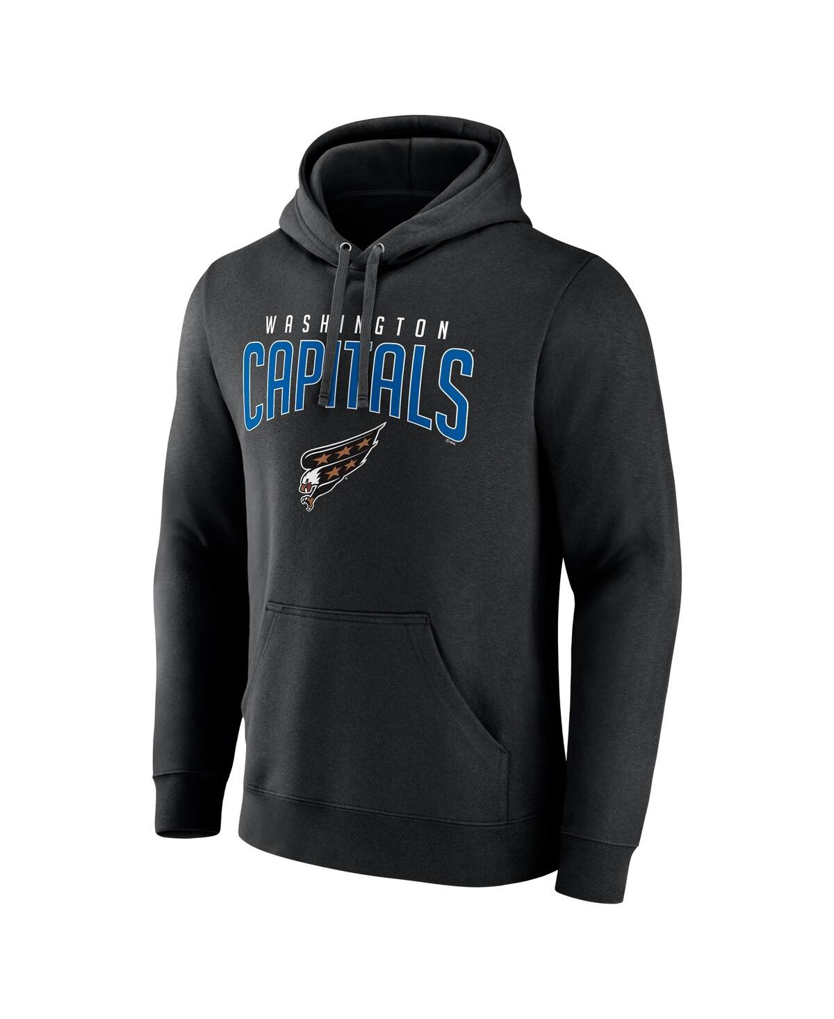 Fanatics Branded Black Washington Capitals Special Edition 2.0 Wordmark Pullover Hoodie In Black