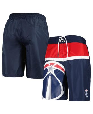 Men's Navy Washington Wizards Sea Wind Swim Trunks