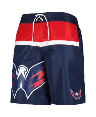 Men's Navy Washington Capitals Sea Wind Swim Trunks