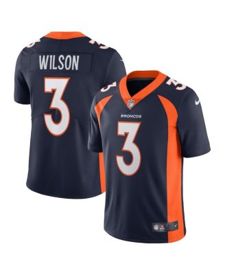 Men's Nike Russell Wilson Navy Denver Broncos Vapor Untouchable Limited Jersey Size: Medium