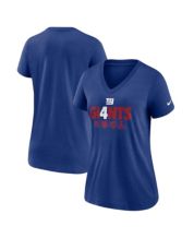 Lids New York Giants Girls Infant Heart to Jersey Tri-Blend Dress - Royal/ Red