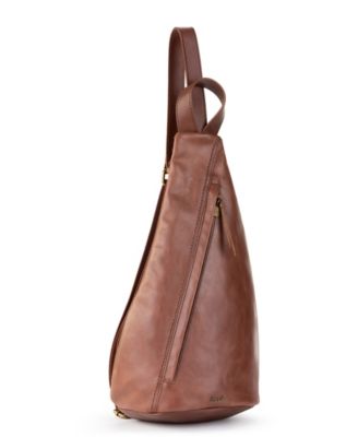 Women's Geo Sling Leather Backpack