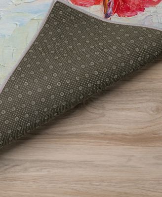 Kendall Kitchen Washable KE1 2'3" x 7'6" Runner Area Rug