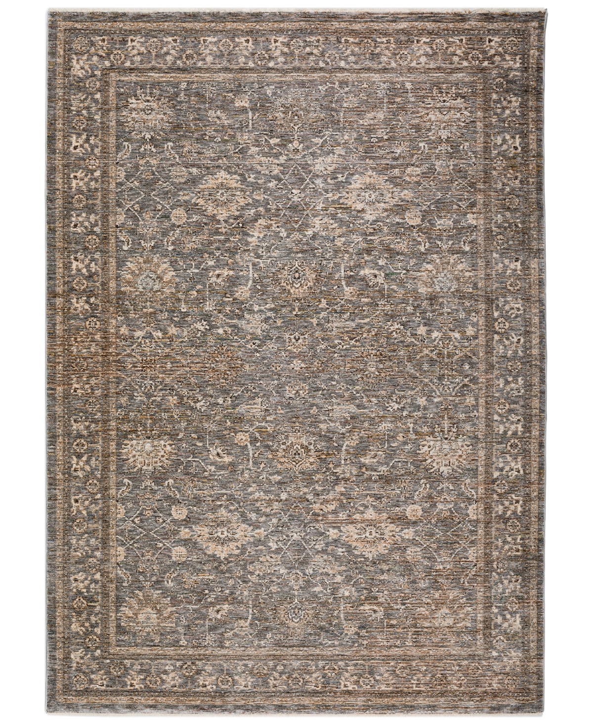 D Style Victoria VCT1 5' x 7'10in Area Rug - Gray