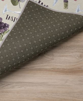 Kendall Kitchen Washable KE14 2'3" x 7'6" Runner Area Rug