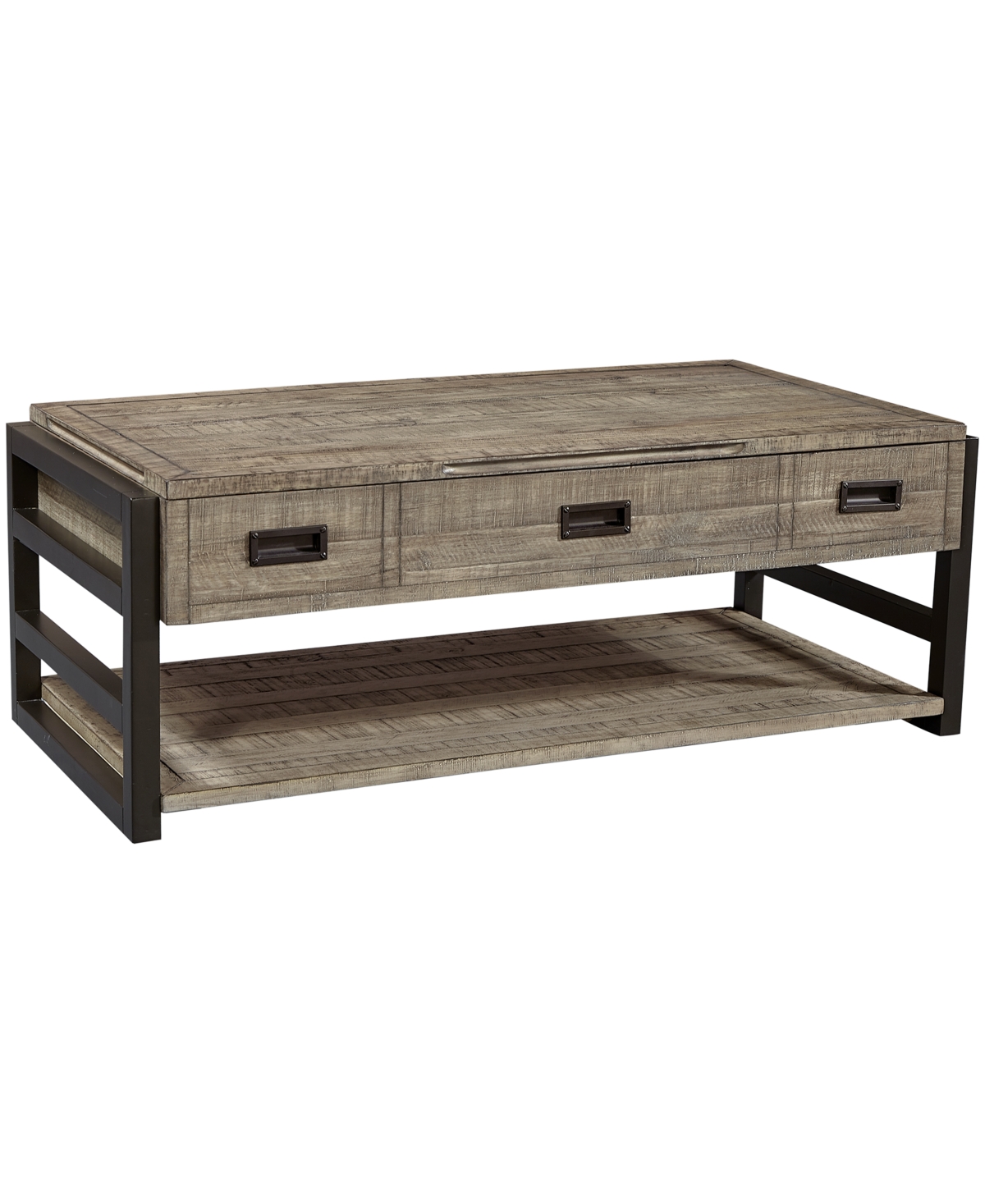 Furniture Grayson Lift Top Cocktail Table In Cinder Gray