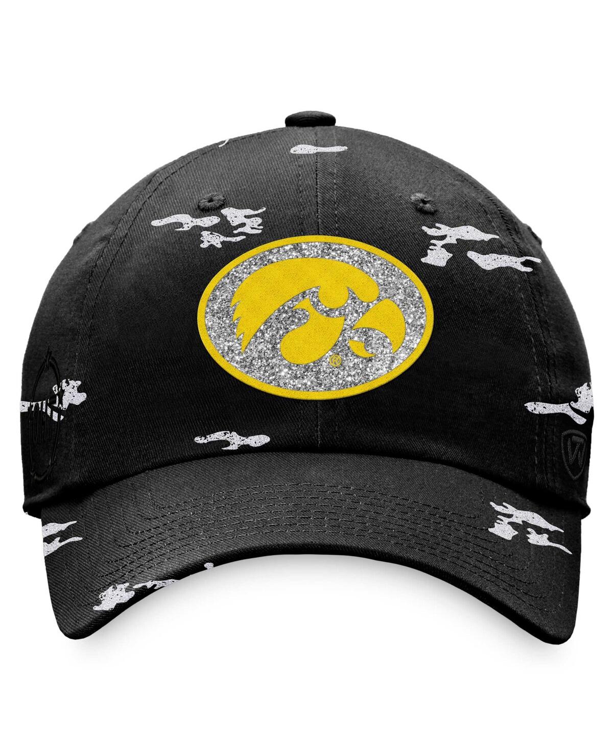 Shop Top Of The World Women's  Black Iowa Hawkeyes Oht Military-inspired Appreciation Betty Adjustable Hat