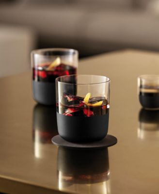 Manufacture Rock Double Old Fashioned Glasses, Set of 4