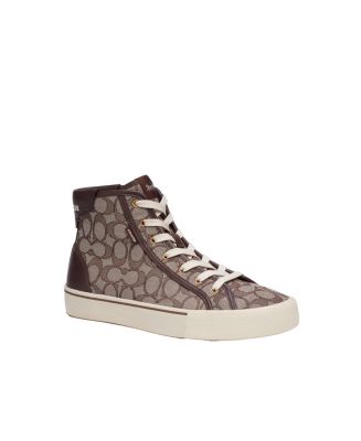 Men’s High Top Boots/Sneakers by Coach COACH® | High Line High Top Sneaker In Signature Canvas main image 3