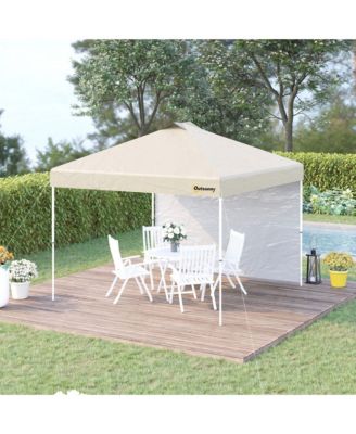 10' Pop-Up Foldable Gazebo with Roller Bag Sidewall