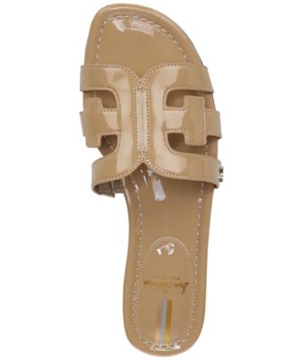 Bay Slip-On Flat Leather Casual Sandals