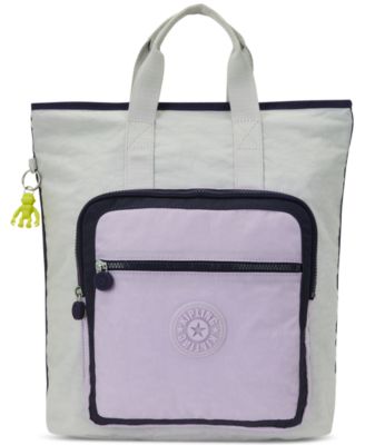 Kipling - Sia Large Nylon Zippered Backpack Tote Bag
