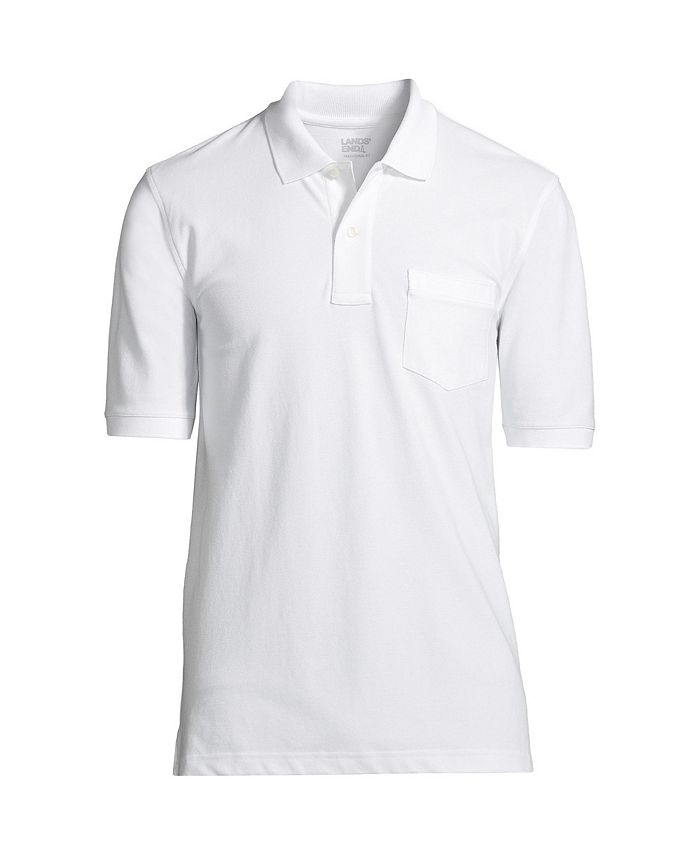 Lands' End Men's Tall Short Sleeve Comfort-First Mesh Polo Shirt With ...