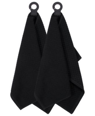 Hook and Hang Woven Kitchen Towel, Set of 2