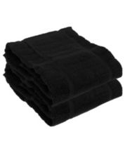Hello Pumpkin and Check Kitchen Towel Set of 2 - 18 x 28 - Black/White -  Elrene Home Fashions