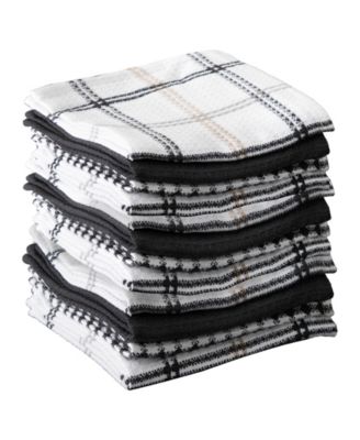 Coordinating Flat Waffle Weave Dish Cloth, Set of 12