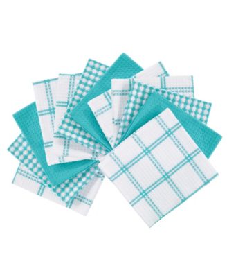 Coordinating Flat Waffle Weave Dish Cloth, Set of 12