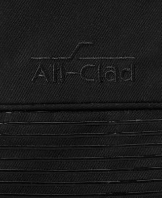 Ribbed Silicone Cotton Twill Oven Mitt, Set of 2