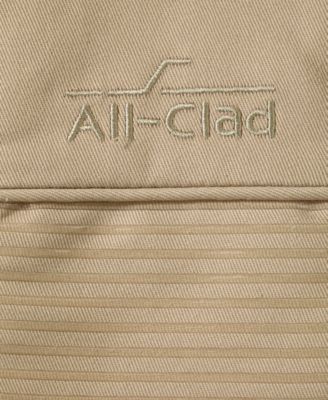 Ribbed Silicone Cotton Twill Oven Mitt, Set of 2